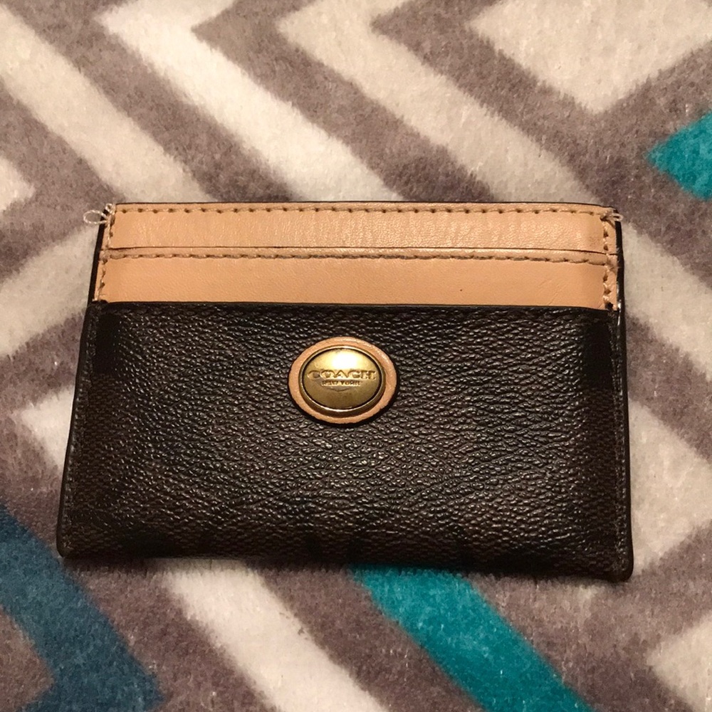 Coach card holder